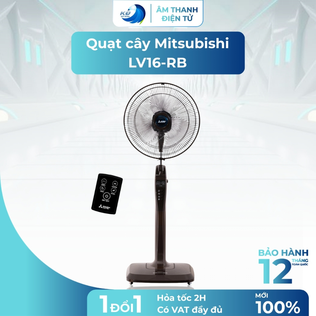 Quạt cây Mitsubishi LV16-RB CY-BW-nâu cafe