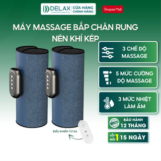 Máy Massage Bắp Chân DELAX Chườm Nóng, Khí Nén Massage Giảm Đau Mỏi, Tê Bì Giúp Lưu Thông Khí Huyết MBC01