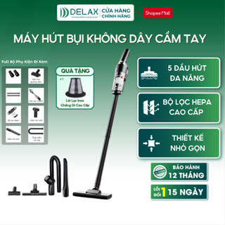 Máy Hút Bụi Cầm Tay HOKU Hút Bụi Giường, Ôtô Không Dây Lực Hút 25000PA Sử Dụng Liên Tục 20 Phút Full Phụ Kiện MHB03
