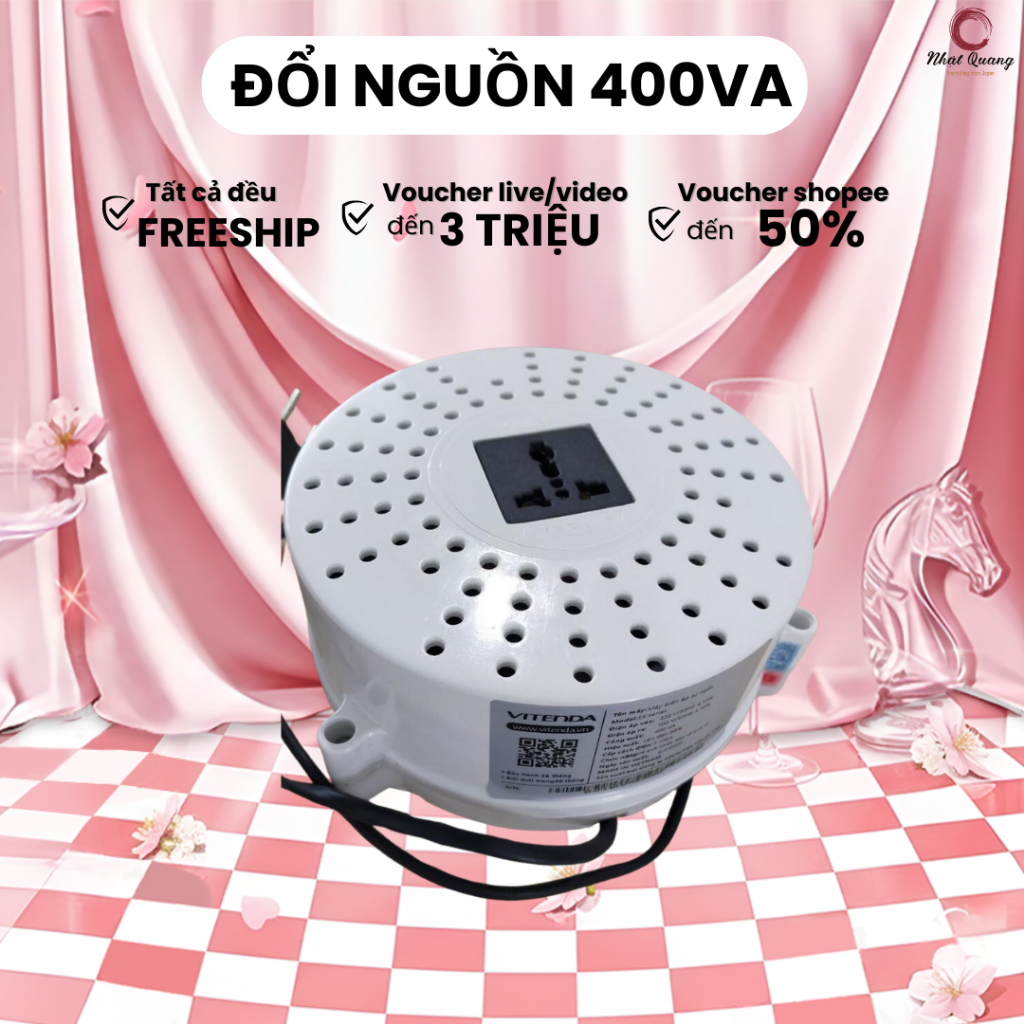 Bộ đổi nguồn Vitenda công suất 400VA