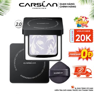 Phấn Phủ Nén Kiềm Dầu CARSLAN Lâu Trôi Kiềm Dầu 24h Che Phủ Tốt Nhỏ Gọn Tiện Lợi Sang Trọng 8g