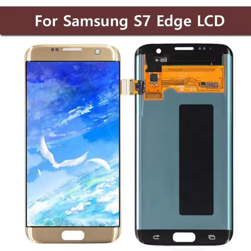 Original Samsung S7edge G935F G935FD G9350 Màn hình cảm ứng LCD lắp ráp với khung