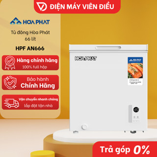 HPF AN666 - Tủ Đông Hòa Phát 66L HPF AN666 Mini 1 Ngăn Đông Nhỏ Gọn Tiết Kiệm Bảo Hành Chính Hãng