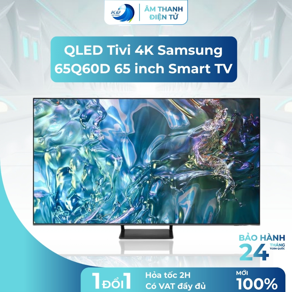 Smart Tivi Samsung QLED 4K 65 Inch 65Q60D Hình Ảnh Sống Động Màu Sắc Rực Rỡ Kết Nối Thông Minh