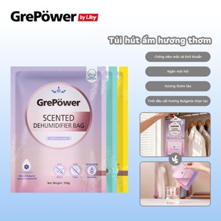 Túi hút ẩm hương thơm GrePower by Liby | Hút ẩm hiệu quả Tạm biệt ẩm mốc Dùng cho tủ quần áo / tủ giày