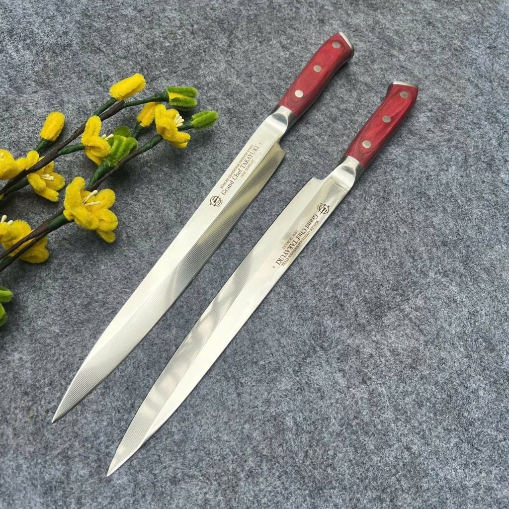 Cặp Dao lọc sashimi tay trái/phải hàng Nhật, dài 40cm, lưỡi dao dài 27cm