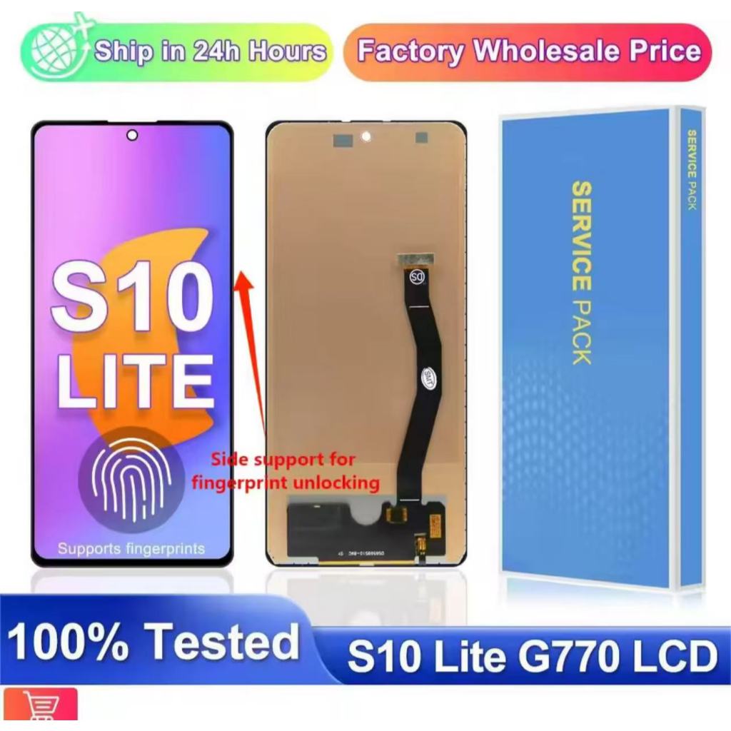 Original Samsung s10lite/g770f note10lite/n770f màn hình LCD oled hội