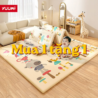 [Mua 1 tặng 1]Thảm Xốp Cho Bé Yuumi Dày 2cm Thảm Cuộn Phủ Xpe 2 Mặt  Thảm Xốp Không Methanol, Chống Nước - Chống Trượt