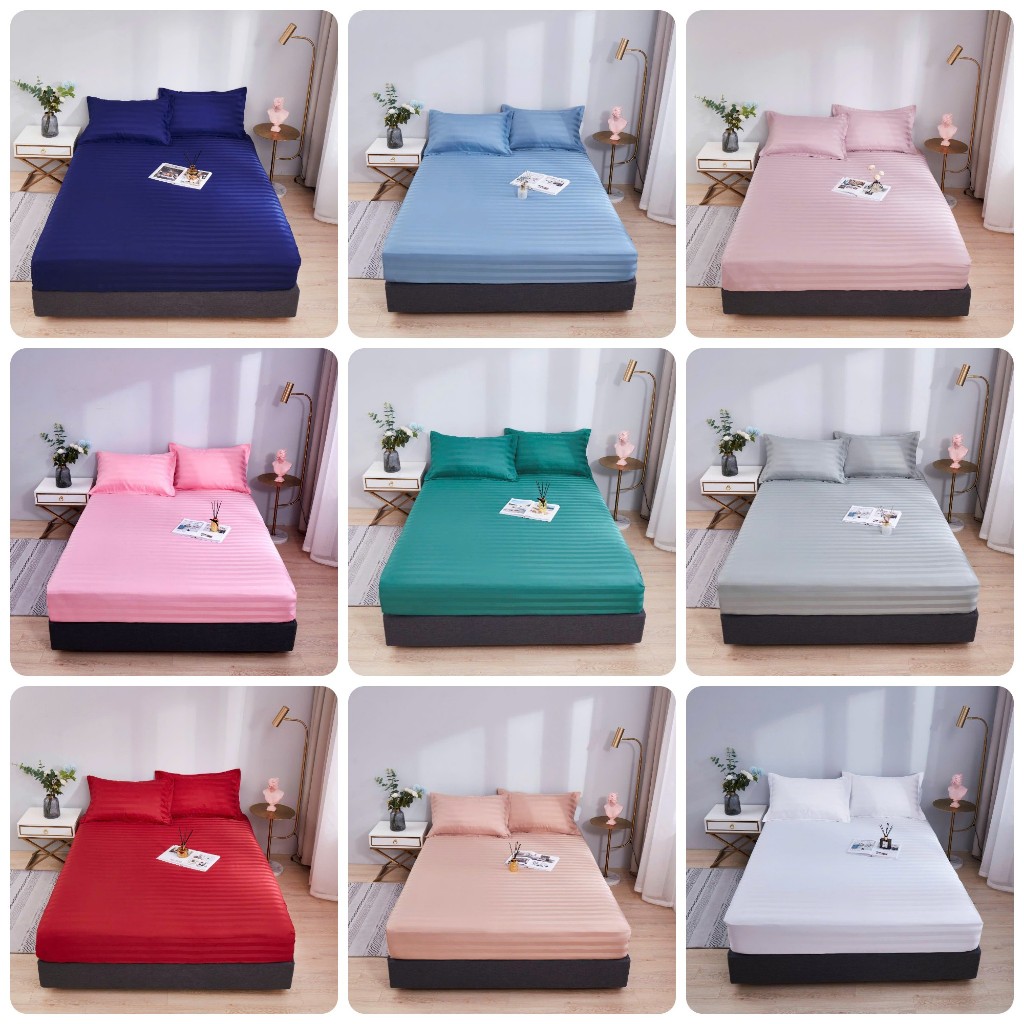 Set ga gối cotton 3f