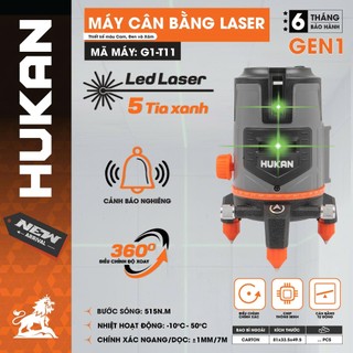 Máy Bắn Cos Cân Bằng Laser HUKAN G1-T11, 5 Tia Xanh LED Siêu Sáng - Độ Chính Xác Cao