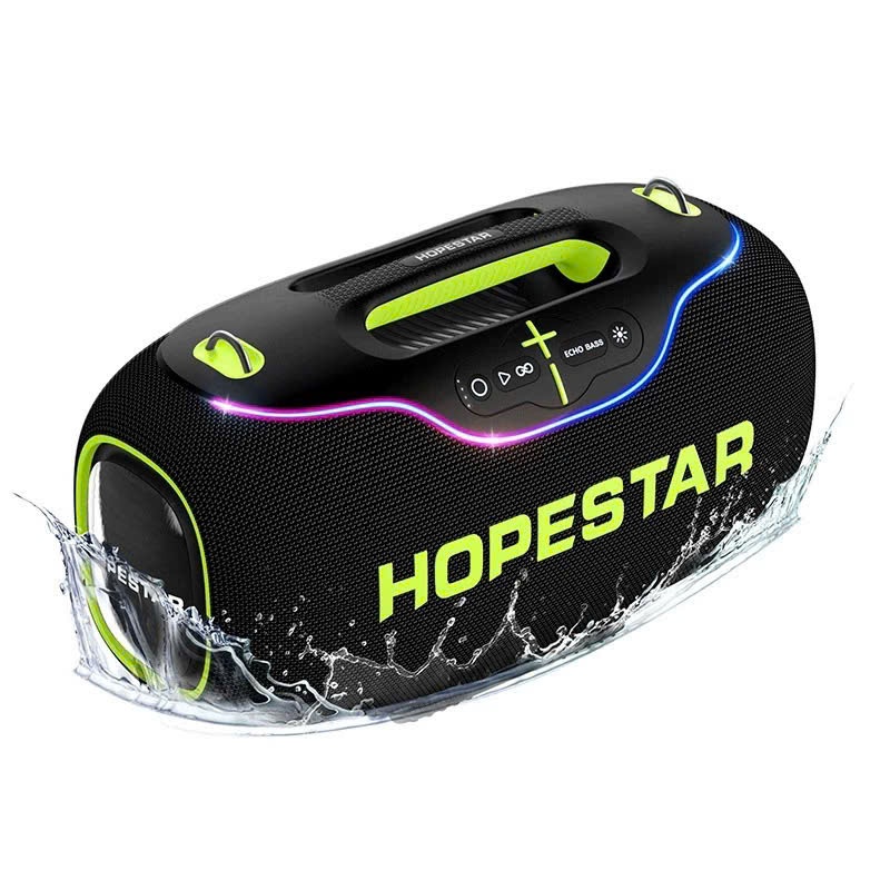 Loa Bluetooth Karaoke HOPESTAR A80 Công Suất 350W – Pin 30000mAh, Kèm Micro Không Dây, Chống Nước IP