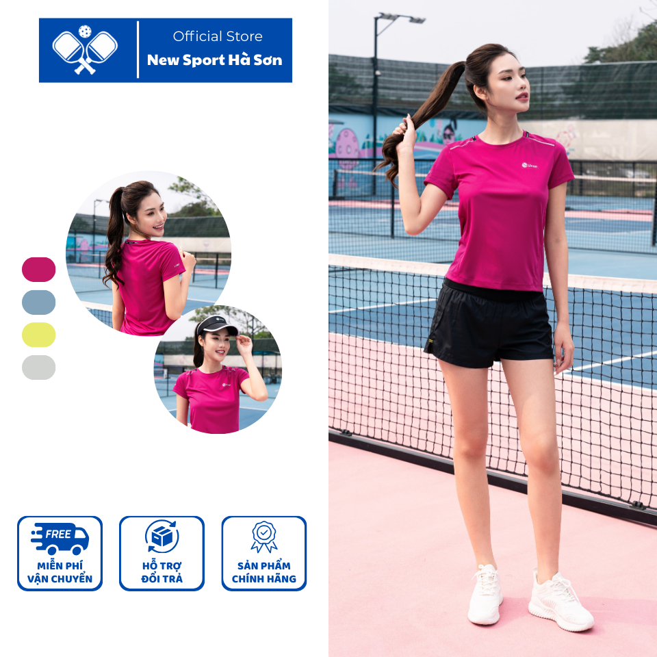 Áo thể thao nữ Livan LV24N03F204 tối giản, dễ dàng phối đồ