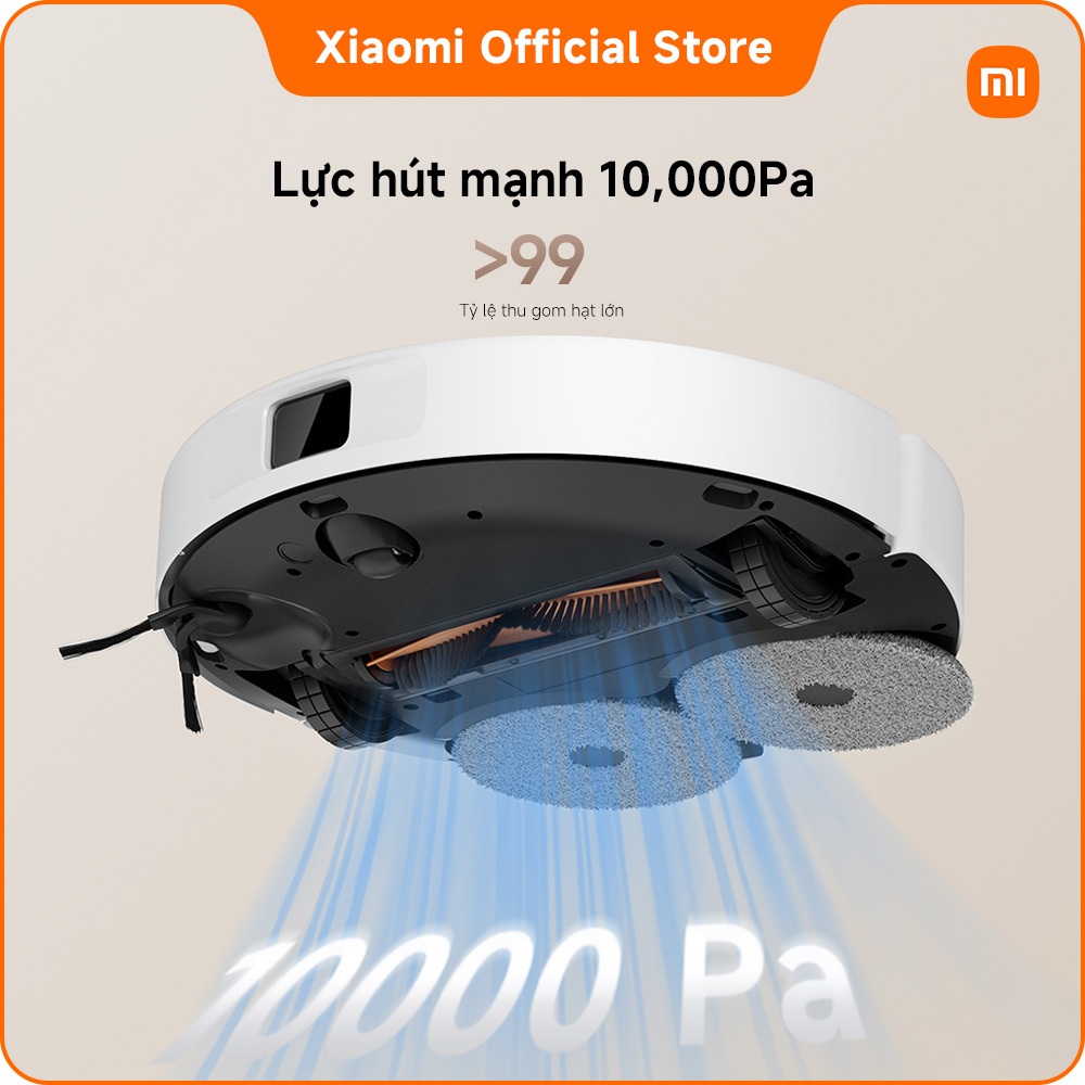 Robot hút bụi Xiaomi H50| Điều khiển thông minh| Lực hút mạnh 10,000 Pa| Lau xoay tốc độ cao | BigBuy360 - bigbuy360.vn