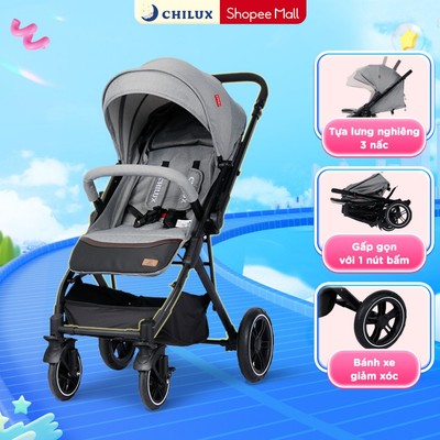 Xe đẩy gấp gọn 2 chiều cho bé Chilux K3 - Gấp gọn nhanh chóng, xoay chiều tiện lợi
