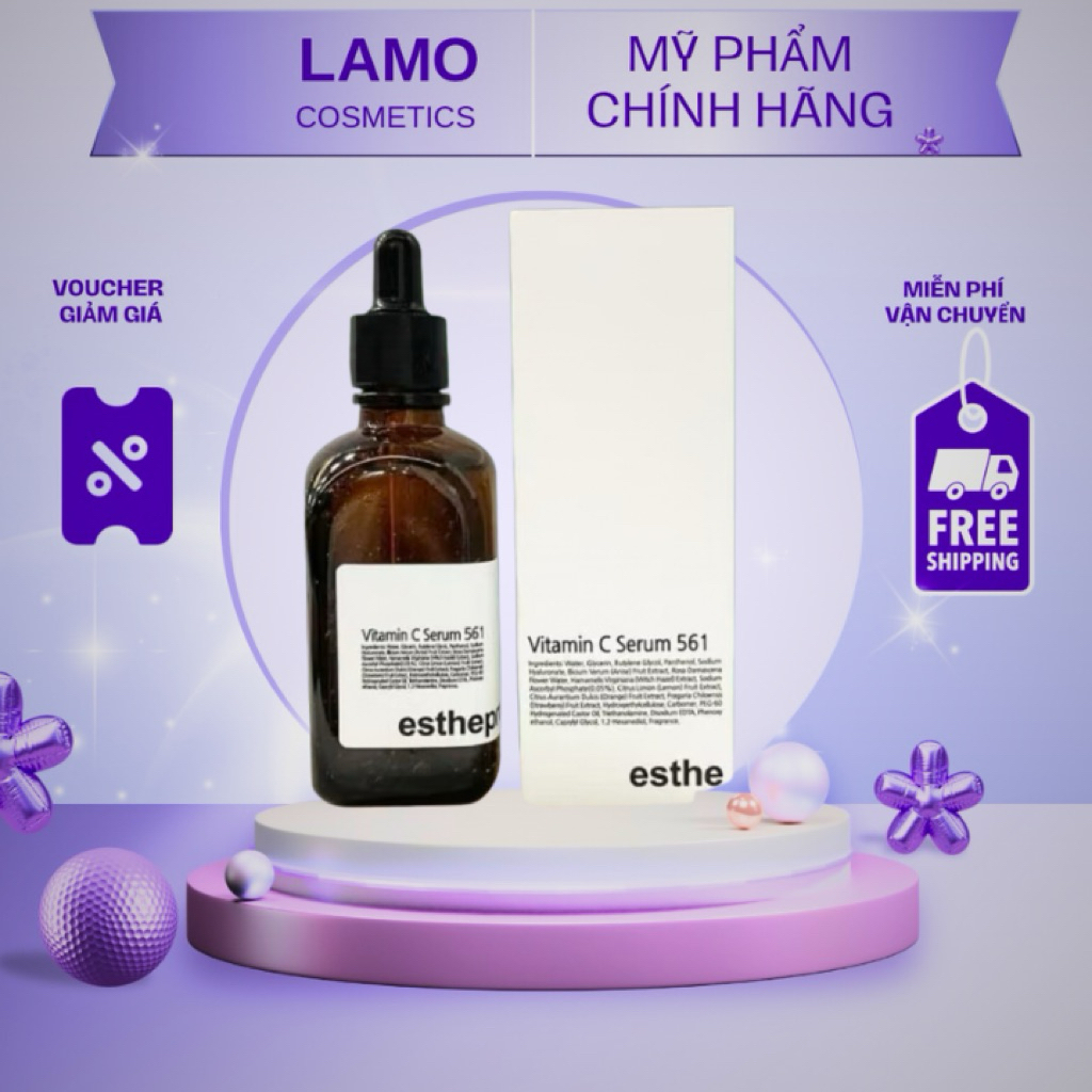 Tinh Chất Trắng Da, Chống Lão Hóa Vitamin C Serum 561 Esthemax Chính Hãng 100%