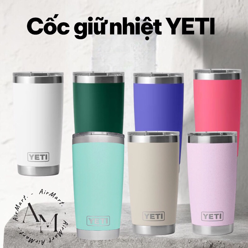 Ly giữ nhiệt YeTi Rambler 20oz Tumbler Nắp Magslider