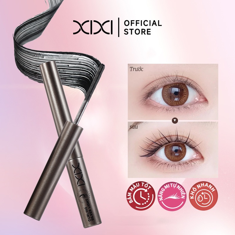 XIXI D817 Mascara Làm Dài Mi, Cong Mi Tự Nhiên, Chuốt Tơi Sợi, Chống Lem, Trang Điểm Mắt