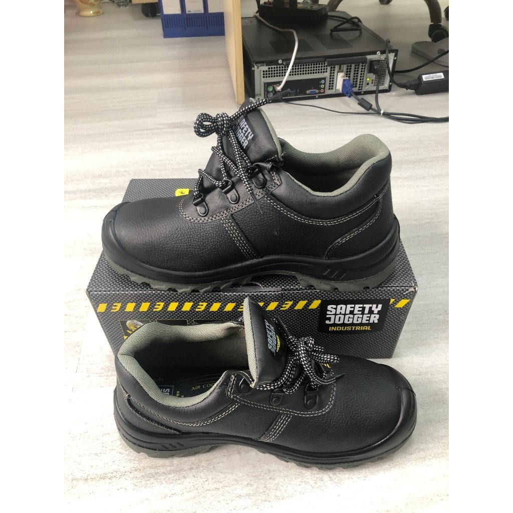 Giày bảo hộ lao động nam Jogger Bestrun S3 da bò, chống đinh/ nước/ trượt Giày công trình, nhà máy, form thể thao-JOGGER