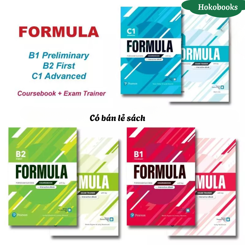 Sách - Formula for Exam Success B1,B2,C1 - Kèm audio và đáp án - Bản in lazer đẹp nét