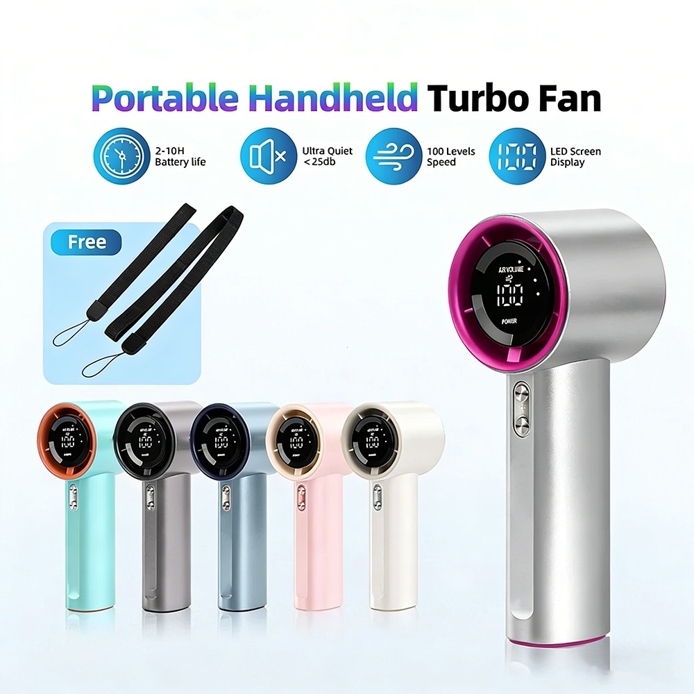 💙Quạt cầm tay tiện lợi, làm mát tức thì với nhiều cấp gió, thời gian sử dụng lâu Quạt tích điện