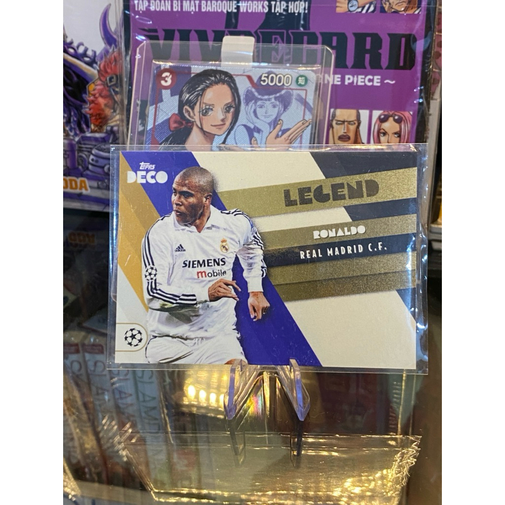 [DÒNG HIẾM] Thẻ Cầu Thủ Ronaldo De Lima Topps Deco 2021-22 Real Madrid C.F. LEGEND