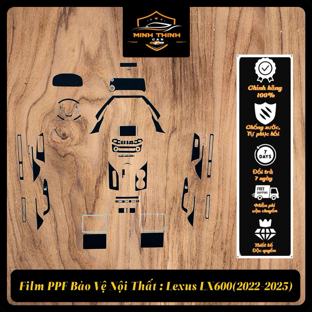 Lexus LX600(2022-2025) : Film PPF chống xước,tự phục hồi,che mờ vết xước cũ hiệu quả-MINH THỊNH car