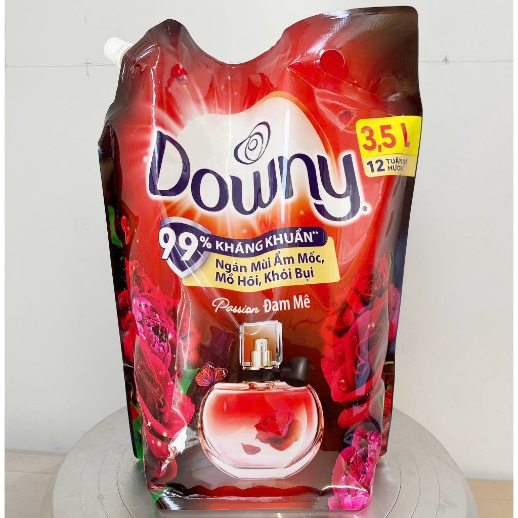 Nước xả Downy Túi 3.5 lít Kháng khuẩn Hương nước hoa Đam mê