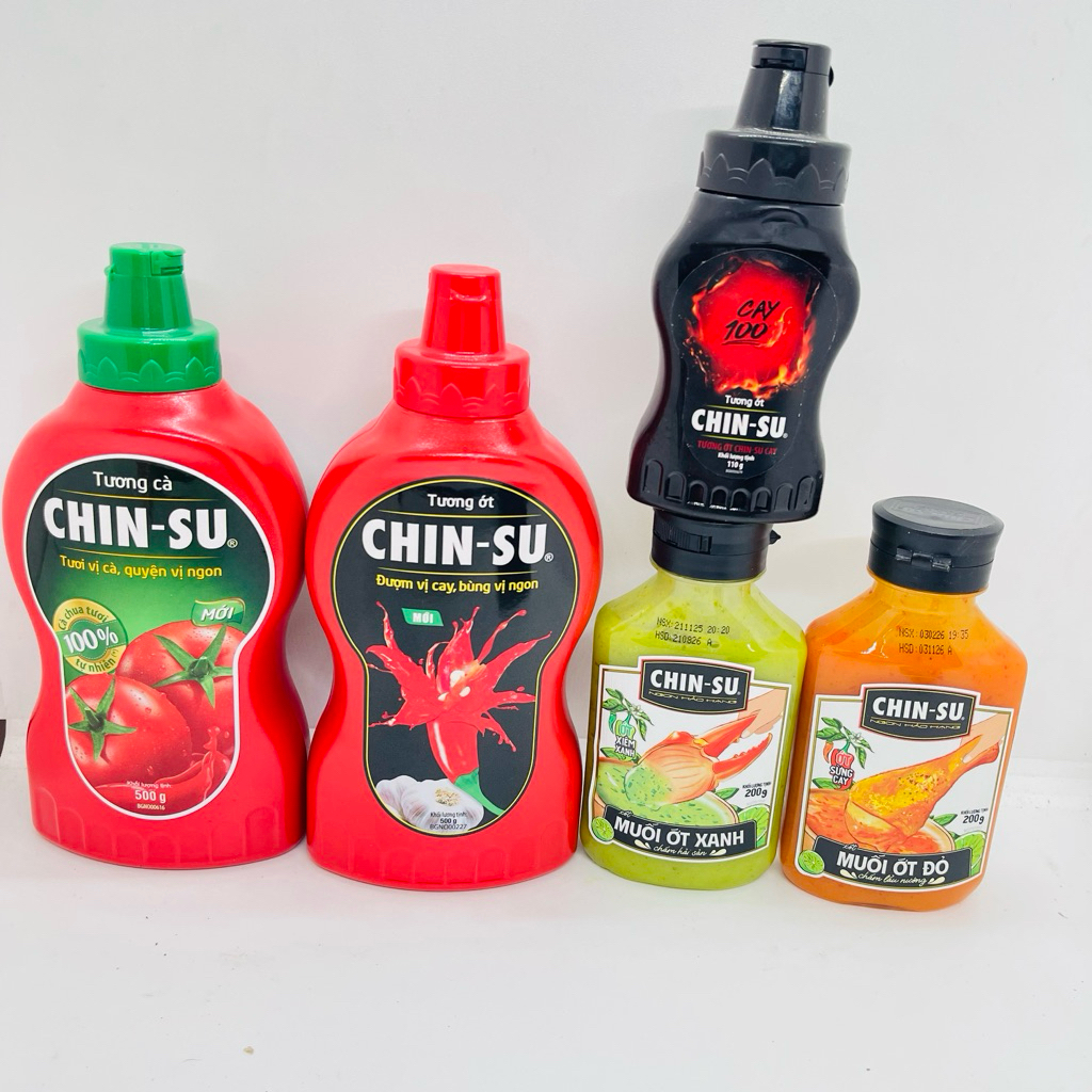Tương ớt/cà Chấm Ớt Chinsu chai 500g