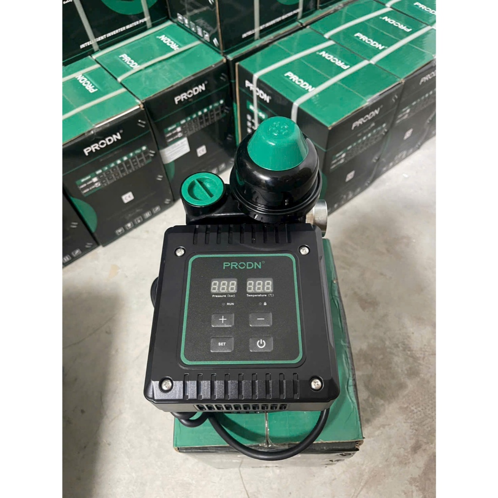 Máy bơm tăng áp biến tần Prodn 1WZB 21DC Động cơ nam châm vĩnh cửu- siêu êm-siêu tiết kiệm điện