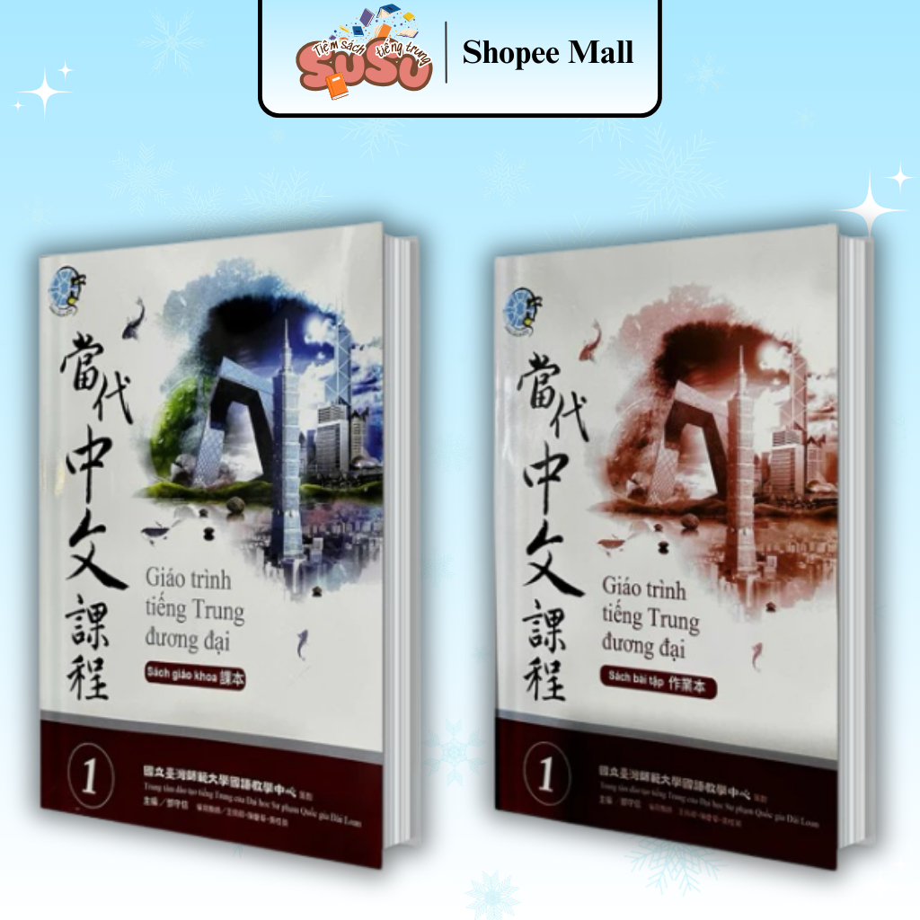 Sách-Combo Giáo Trình Tiếng Trung Đương Đại Phổn Thể TRUNG VIỆT(có file nghe)