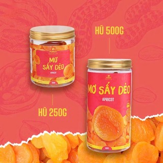 Mơ khô sấy dẻo monuts vị chua ngọt tự nhiên