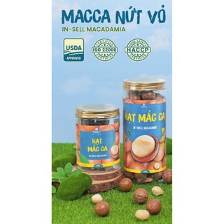 Hạt Macca Úc Nứt Vỏ MONUTS thơm giòn béo