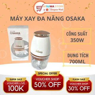 Máy Xay Đa Năng Osaka Misuma Công Suất 350W, Máy Xay Sinh Tố Cầm Tay, Máy Xay Thịt Mini, Đa Năng