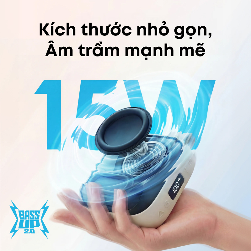 Loa bluetooth soundcore Boom Go 3i – Bass mạnh 15W, pin lâu 40H, chống nước và bụi IP68 | BigBuy360 - bigbuy360.vn