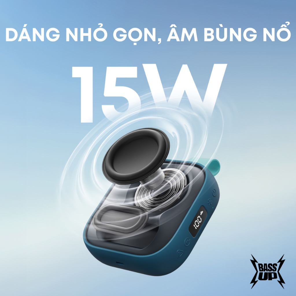 Loa bluetooth Soundcore Boom Go 3i | Pin 24h | Công suất 15W | Đèn LED 6 chế độ | BigBuy360 - bigbuy360.vn