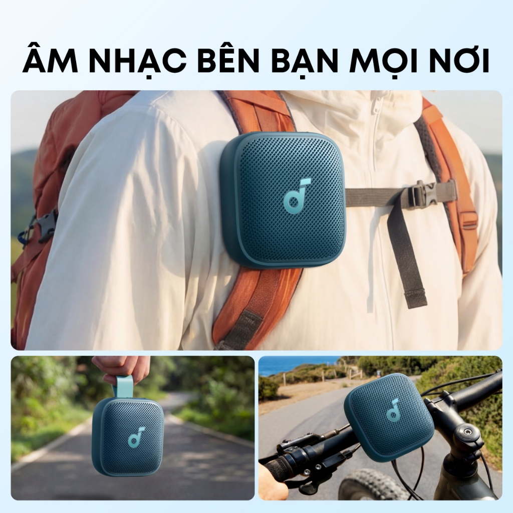 Loa bluetooth Soundcore Boom Go 3i | Pin 24h | Công suất 15W | Đèn LED 6 chế độ | BigBuy360 - bigbuy360.vn