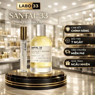 Nước hoa unisex  Le Labo Santal 33 Eau de Parfum chiết 10ml, tự tin, sang trọng và cá tính