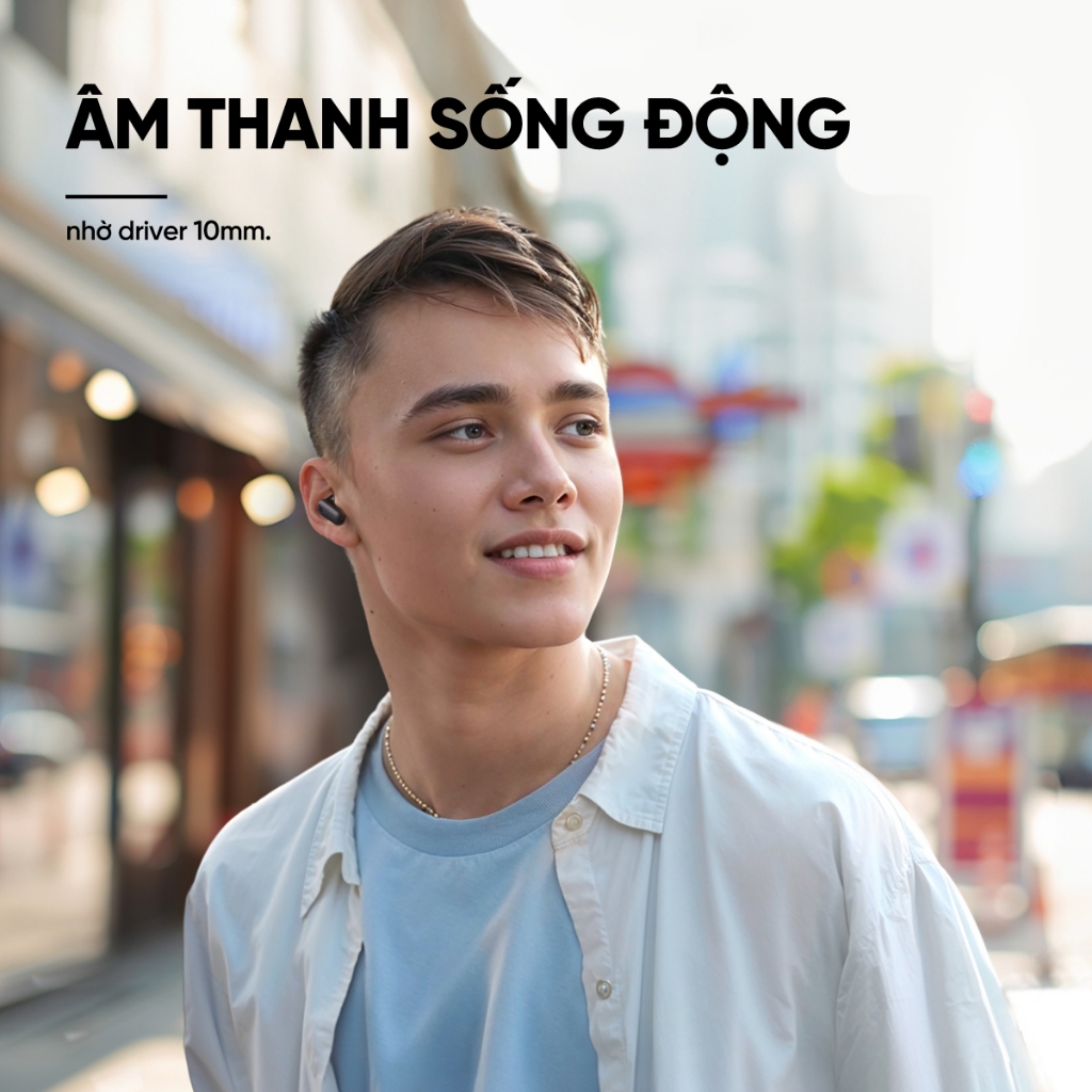 Tai nghe bluetooth soundcore R50i NC (P30i) chống ồn ANC | Chống nước và bụi IP54 |40 giờ phát nhạc |Tích hợp phiên dịch | BigBuy360 - bigbuy360.vn