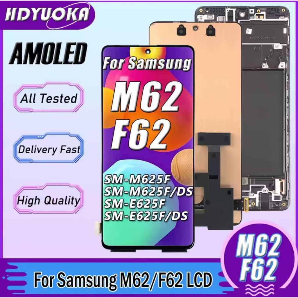 Chính hãng Samsung M34 M35 M51 M52 M53 M54 M65 M62 5G Màn hình LCD lắp ráp