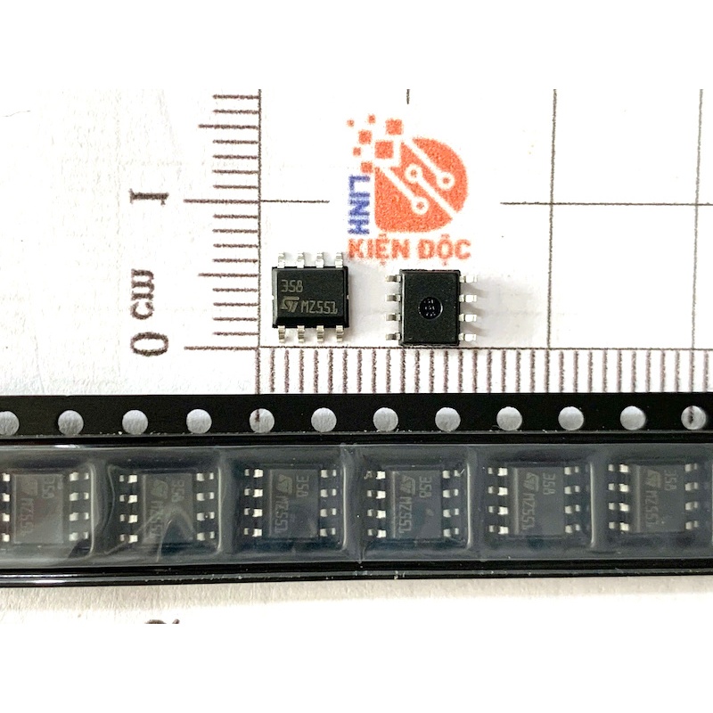 [Combo 10 chiếc] 358 LM358 LM358DT IC Khuếch Đại Thuật Toán SOP-8 Nhập Khẩu Chính Hãng ST