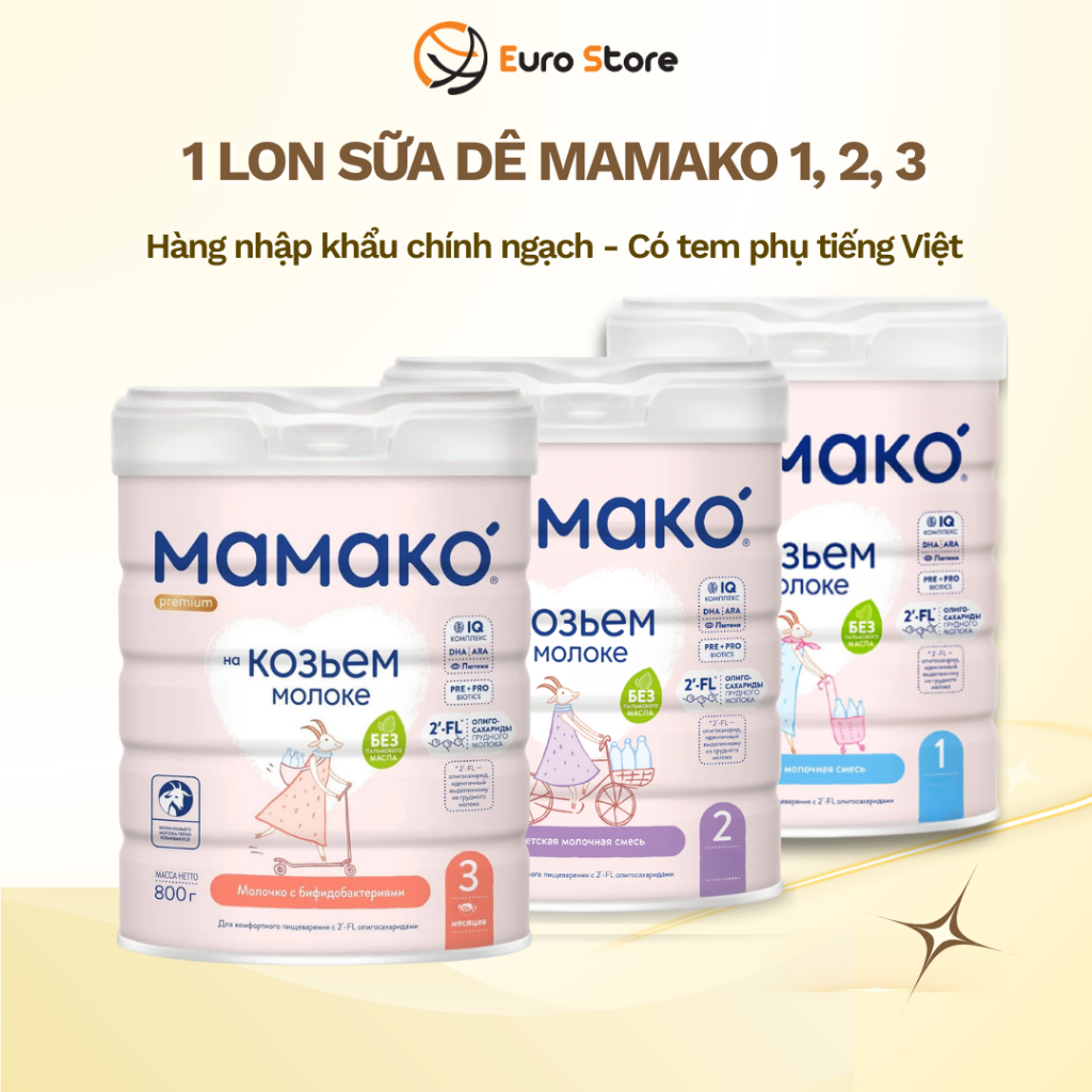 Sữa Công Thức Dê MAMAKO Premium 800g