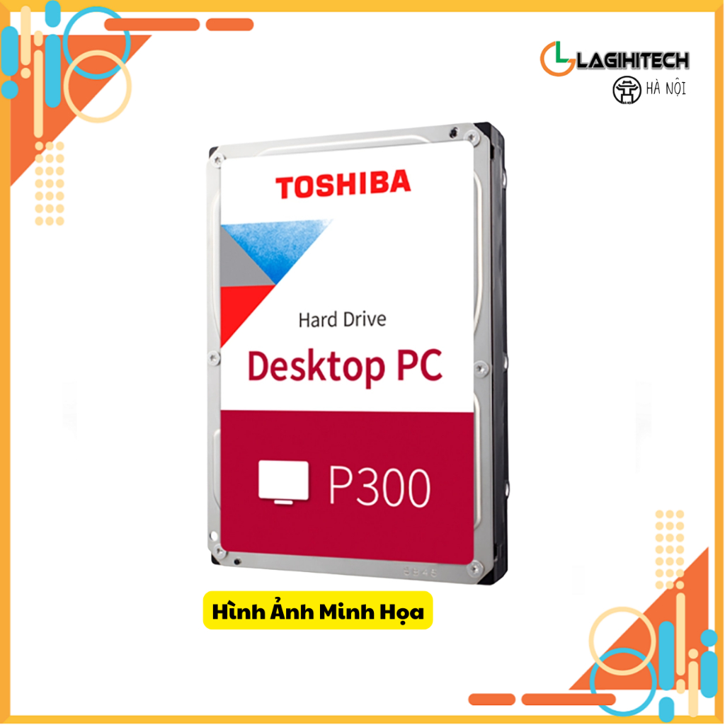 Ổ Cứng HDD TOSHIBA P300 6TB / 4TB 3.5 inch Sata 3 - Bảo Hành 2 NĂM