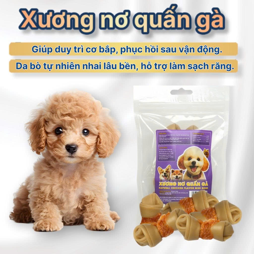 Snack Chó Mèo Bổ Sung Dinh Dưỡng Dùng Tốt Cho Huấn Luyện Nhai Sạch Răng MasterCare