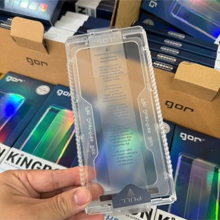 Kính Cường Lực Samsung Ko Viền GOR KiNGBON Vân Tay Siêu Âm Cảm Ứng Nhạy Trong Suốt S24/S25/S26Ultua