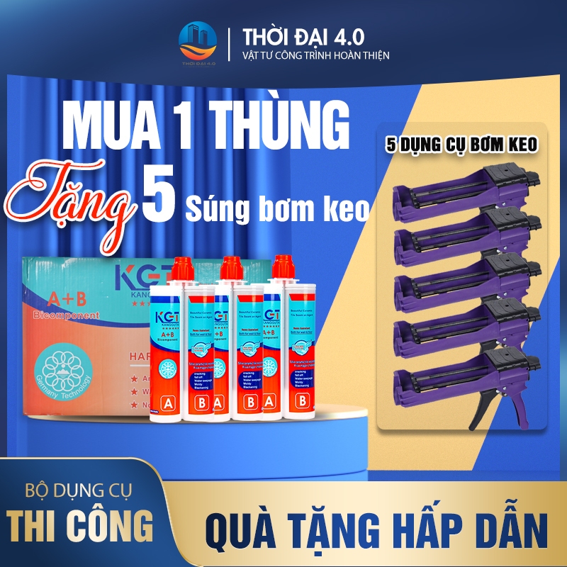 [ Mua 1 tặng 5 ] Keo chít mạch Epoxy KGT