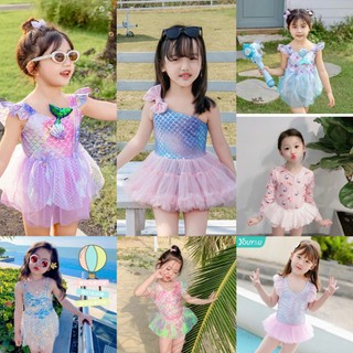 (Hàng QCCC) Bikini đồ bơi cho bé gái bộ bơi cho bé công chúa tiên cá cực xinh đáng yêu