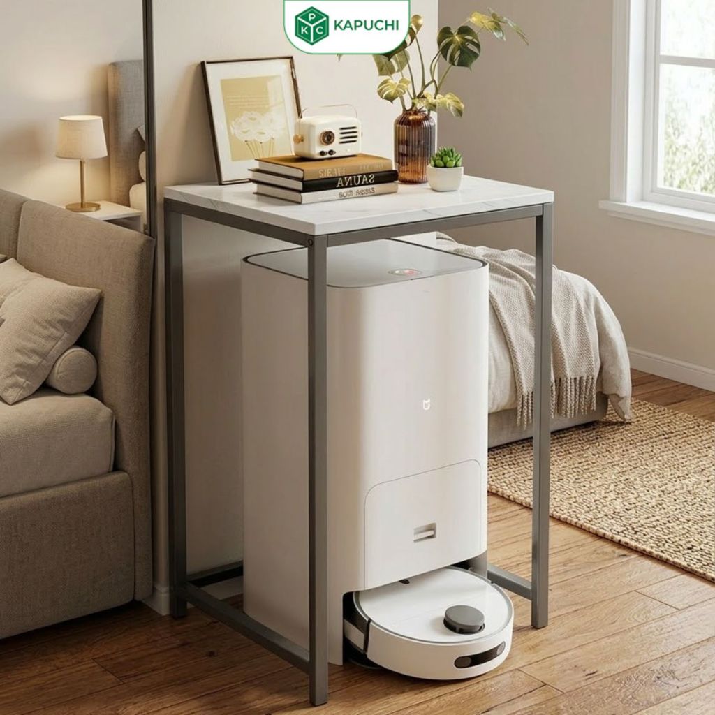 Kệ đa năng kệ robot hút bụi trang trí phòng khách thương hiệu kapuchi - GM120