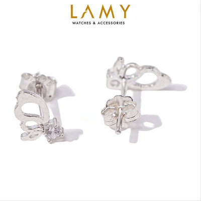Khuyên tai bạc nữ LAMY Butterfly Earrings 3261 - Khuyên tai bạc ta