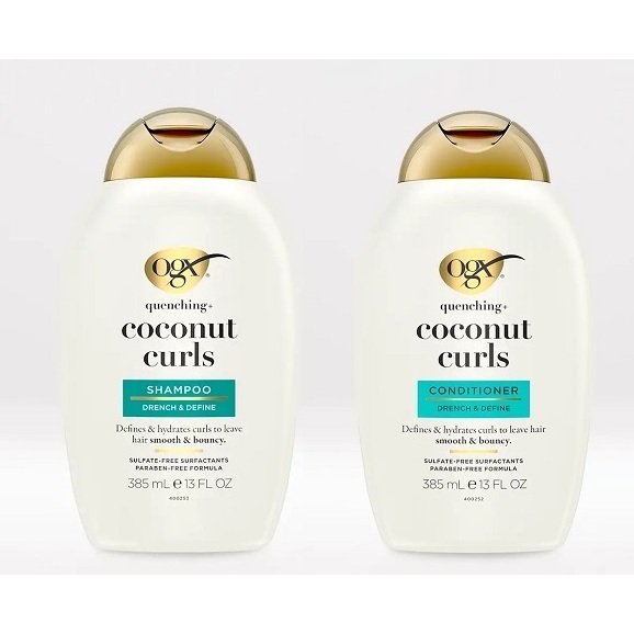Dầu gội / Dầu xả OGX shampoo 385ml - Quenching Coconut Curls (Mỹ)