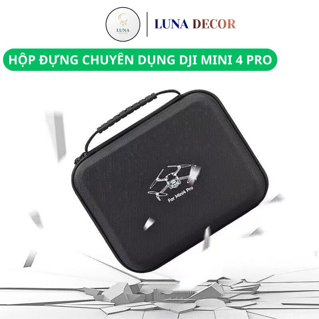 Hộp Đựng DJI Mini 4 Pro/Mini2se 4k Chống Sốc Cao Cấp – Case Bảo Vệ Drone DJI Mini 4 flycam Pro Gọn N